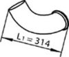 DINEX 64529 Exhaust Pipe
